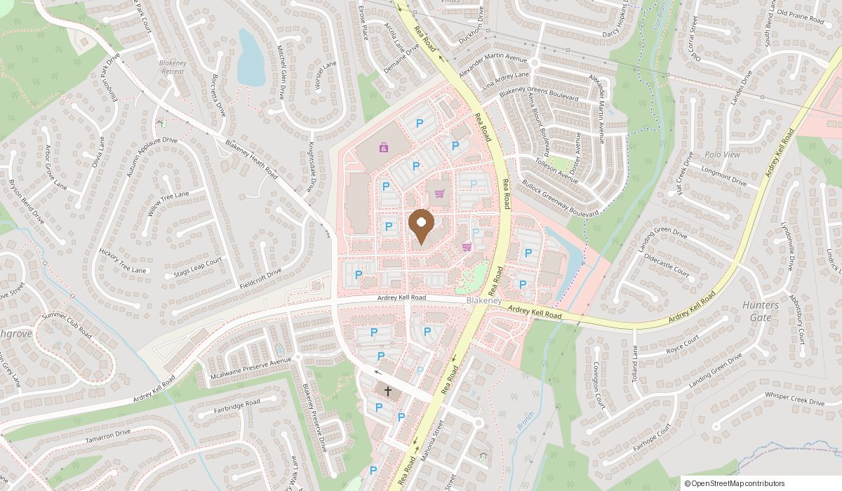 Map: 9852 Rea Rd F2 room 103, Charlotte, NC 28277
